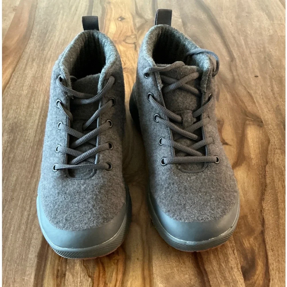 Grundens Wool Felt Deck Boots Gray Outdoor Fishing Chukka Shoes Mens 9